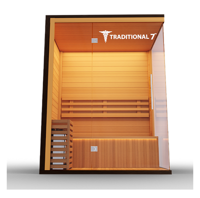 Medical Traditional Steam 3-People Sauna 7