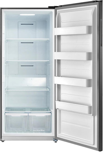 Forte 33" Freestanding 21 cu. ft. Refrigerator - Frost Free Defrost, Energy Star Certified, Garage Ready - in Stainless Steel (F21ARESSS)