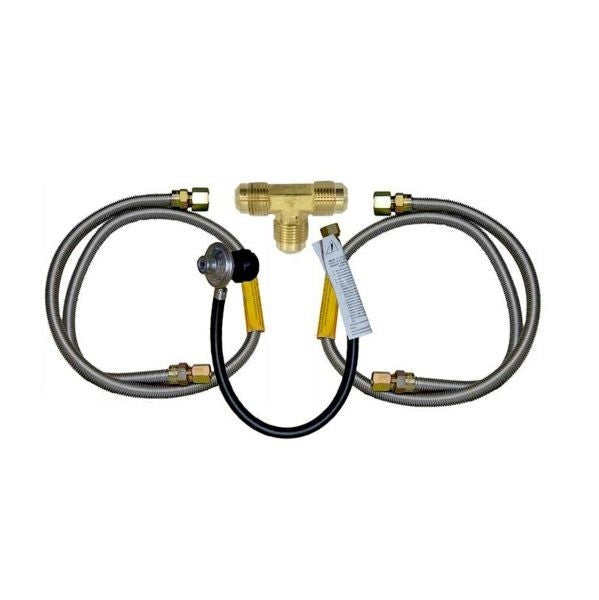 Fire Magic Grills Tee and Hose Connector Package for Grill and Side Burner (3023)