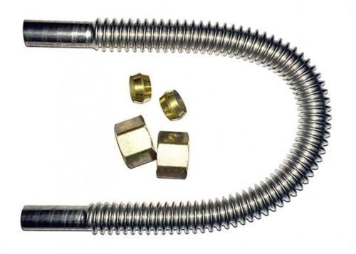 Fire Magic Grills 10 Inch Stainless Steel Flex Tube with Fittings (3030-03)