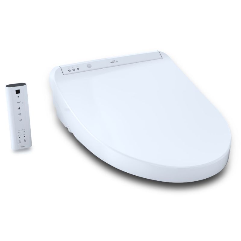 TOTO Washlet K300 Elongated Electronic Bidet Seat in Cotton White with EWATER+