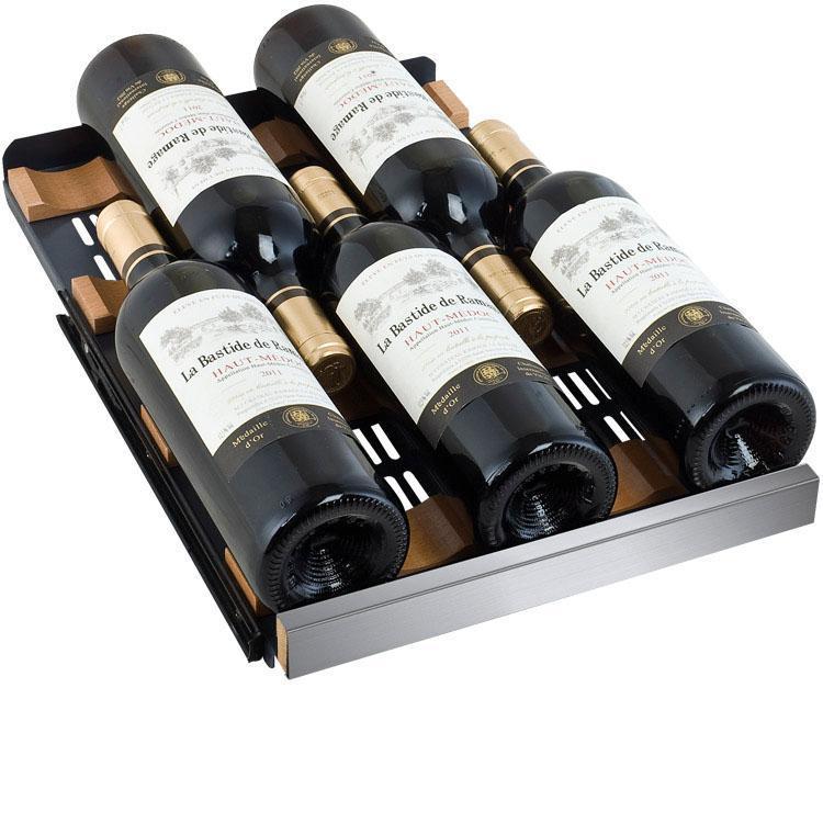 Allavino 30" Wide FlexCount II Tru-Vino 30 Bottle/88 Can Dual Zone Stainless Steel Built-in Wine Refrigerator/Beverage Center (VSWB30-2SF20)