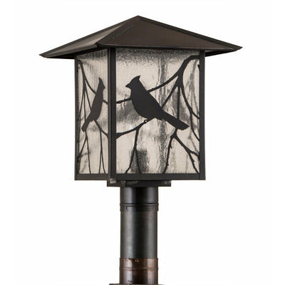 Meyda Lighting 12.5"Sq Sequoia Song Bird Post Mount 41733