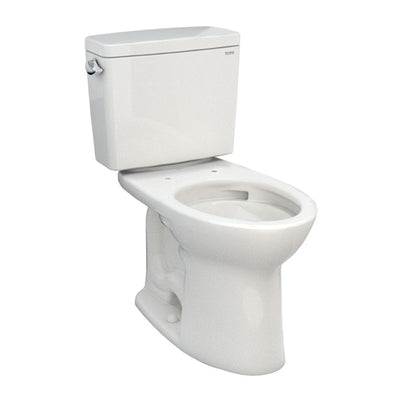 TOTO Drake Elongated 1.6 gpf Two-Piece Toilet in Colonial White