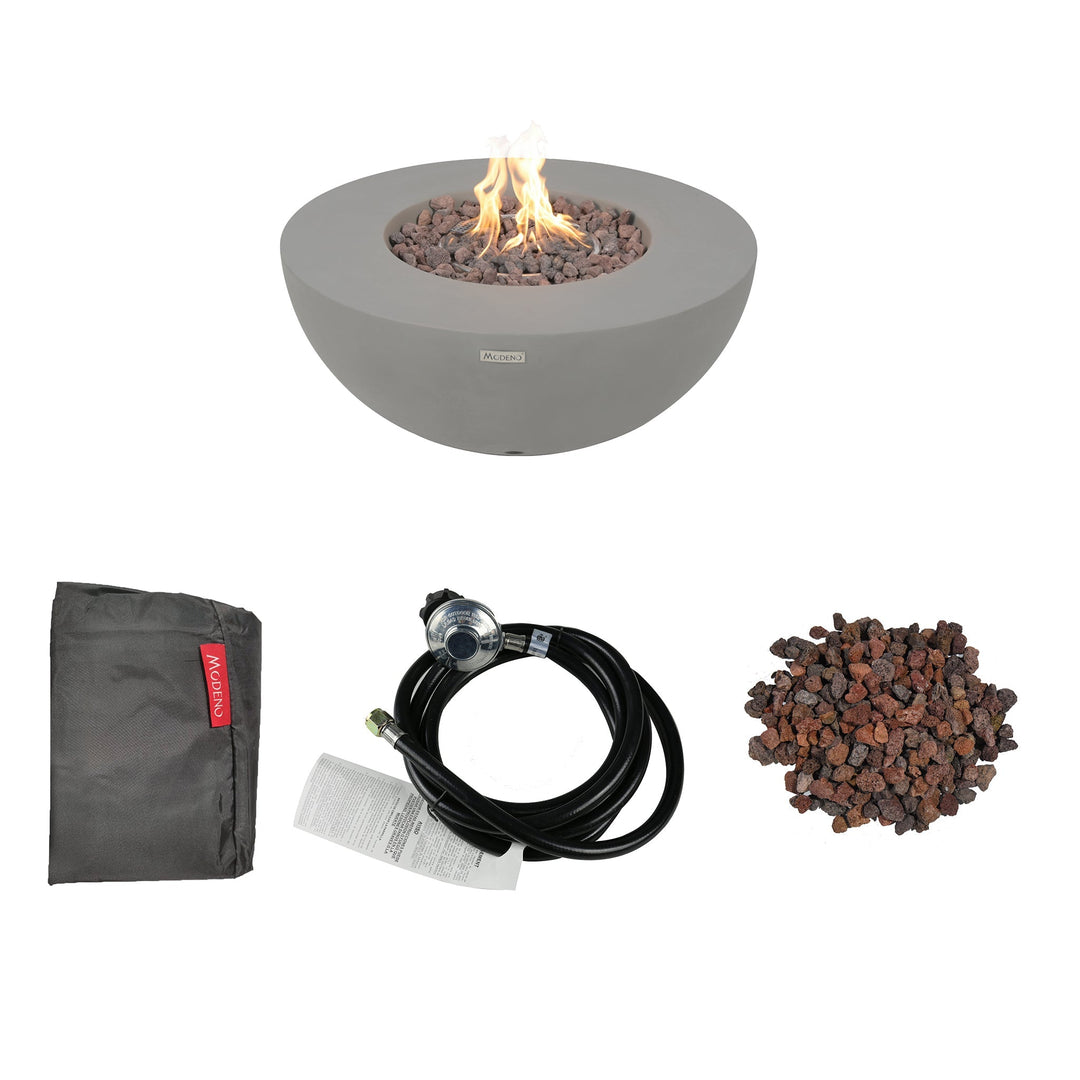 Modeno Roca  Fire Table Concrete Outdoor Fire Pit (OFG107)