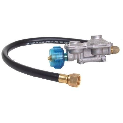 Fire Magic Grills Two Stage Regulator with Hose for Liquid Propane Gas Applications (5110-15)