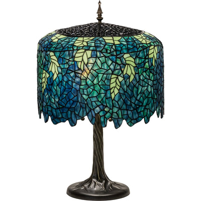Meyda Tiffany 29"H Tiffany Wisteria Table Lamp