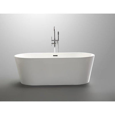 Vanity Art 59 in. Freestanding Soaking Bathtub, VA6815