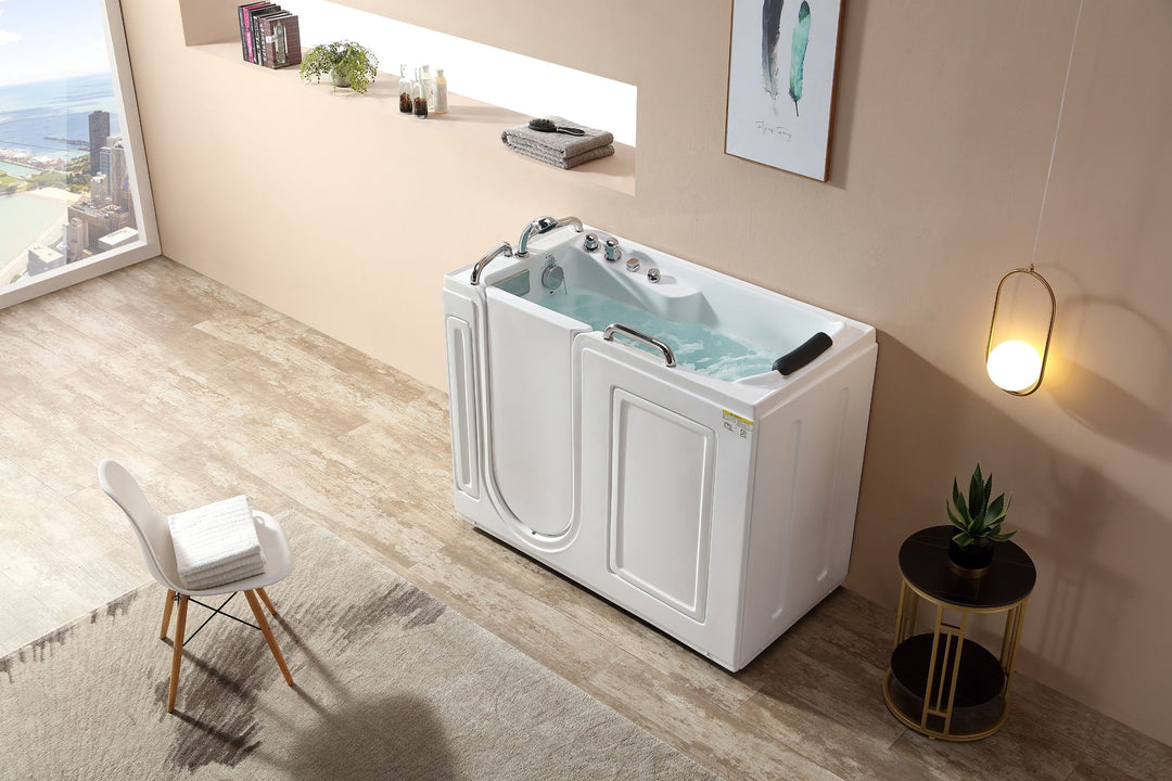 Empava 53 in. Walk-in Whirlpool Bathtub - EMPV-53WIT02