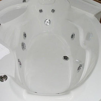 Mesa Blue Glass Steam Shower with Jetted Tub (WP-608P)