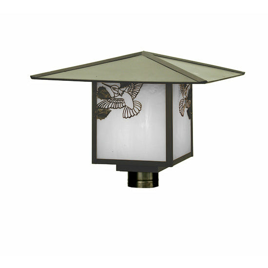 Meyda Lighting 17"Sq Seneca Hummingbird Post Mount 64980