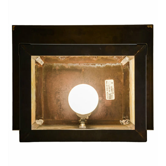 Meyda Lighting 12" Wide Hyde Park T Mission Wall Sconce 73550
