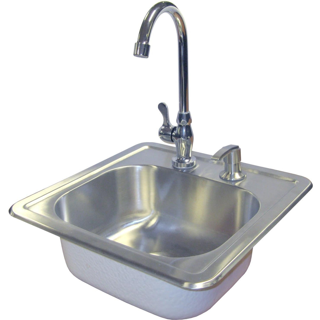 Cal Flame Stainless Steel Sink with Faucet & Soap Dispenser BBQ11963