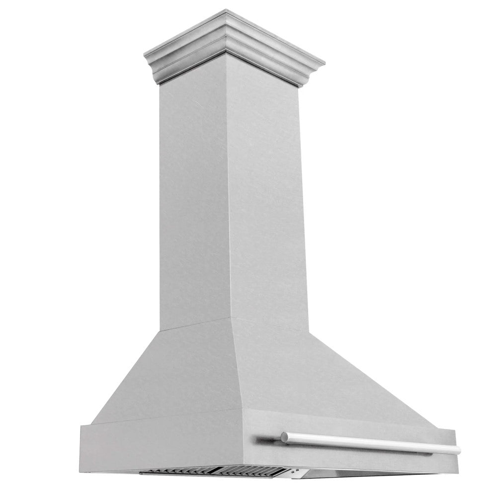 ZLINE DuraSnow® Stainless Steel Range Hood with Color Shell Options - 8654SNX