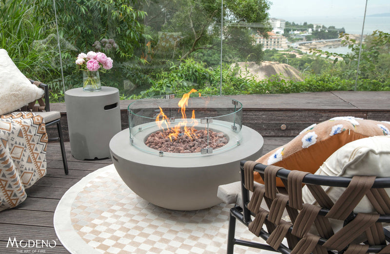 Modeno Roca  Fire Table Concrete Outdoor Fire Pit (OFG107)
