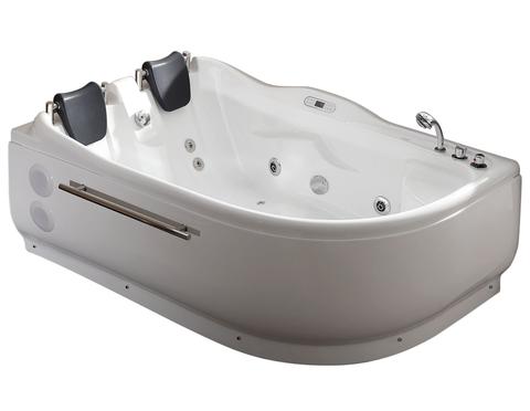 EAGO Right Corner Acrylic White Whirlpool Bathtub for Two 6 ft. - AM124ETL-R