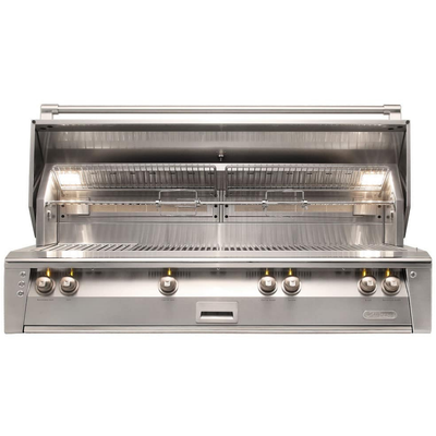 Alfresco ALXE 56-Inch Built-In Gas All Grill with Sear Zone Burner & Rotisserie (ALXE-56BFG-NG/LP)