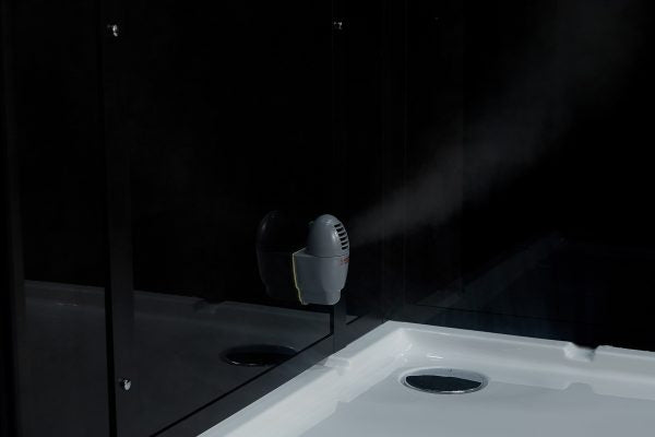 Maya Bath Black Platinum Anzio Steam Shower - Left (211)