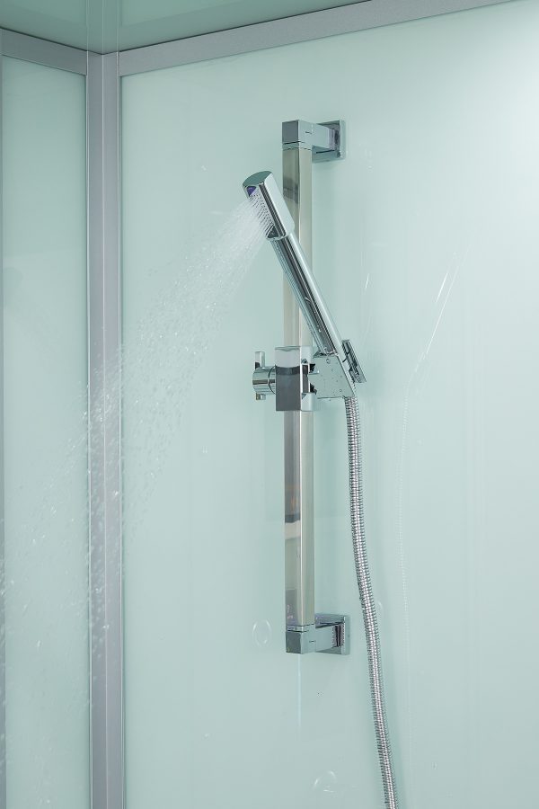 Maya Bath White Platinum Anzio Steam Shower - Right (208)