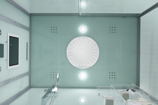 Maya Bath White Platinum Anzio Steam Shower - Right (208)