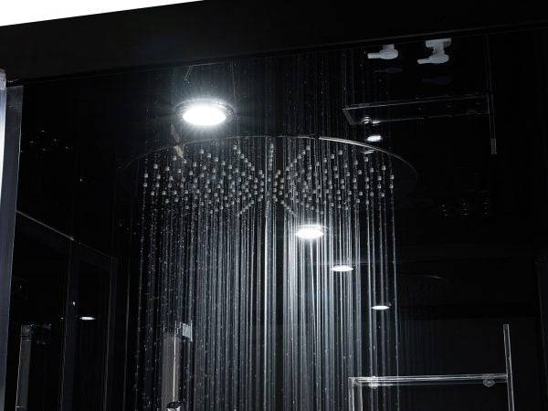 Maya Bath Black Platinum Arezzo Steam Shower - Right (201)