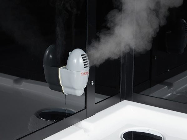 Maya Bath Black Platinum Arezzo Steam Shower - Right (201)