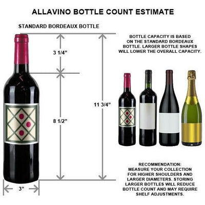 Allavino 32" Wide Vite II Tru-Vino 277 Bottle Single Zone Stainless Steel Right Hinge Wine Refrigerator (YHWR305-1SR20)