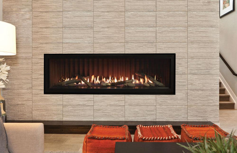 Empire Comfort Systems 60" Boulevard Direct Vent Linear Fireplace With Thermostat Variable Remote DVLL60BP90