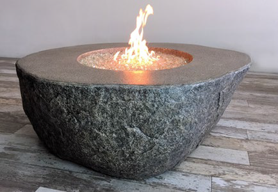 Elementi Fiery Rock Cast Concrete Fire Table (OFG147)