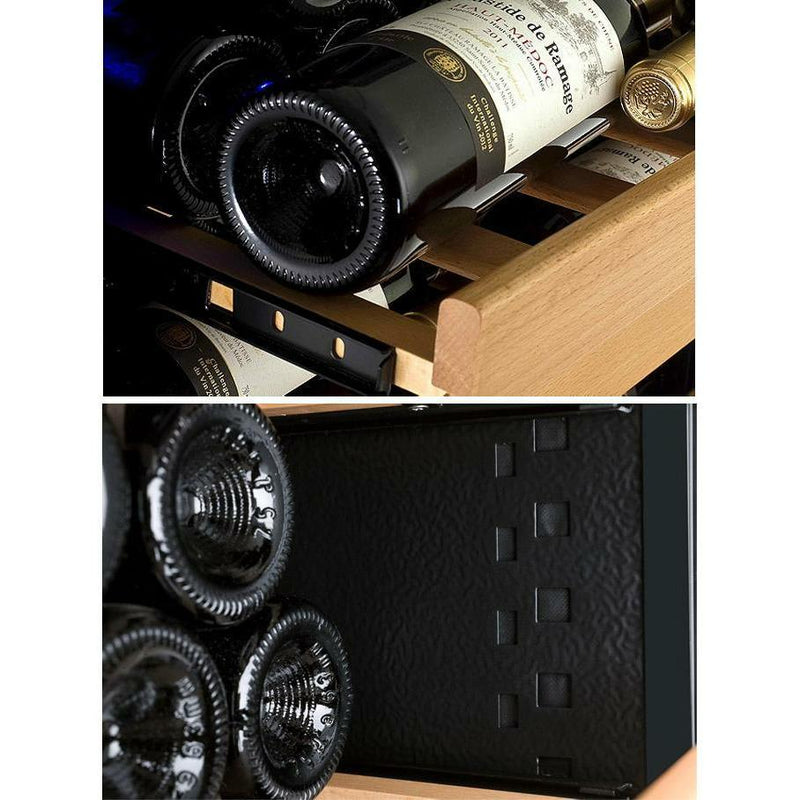 Allavino YHWR115-1BR20 24" Wide Vite II 99 Bottle Single Zone Black Right Hinge Wine Refrigerator