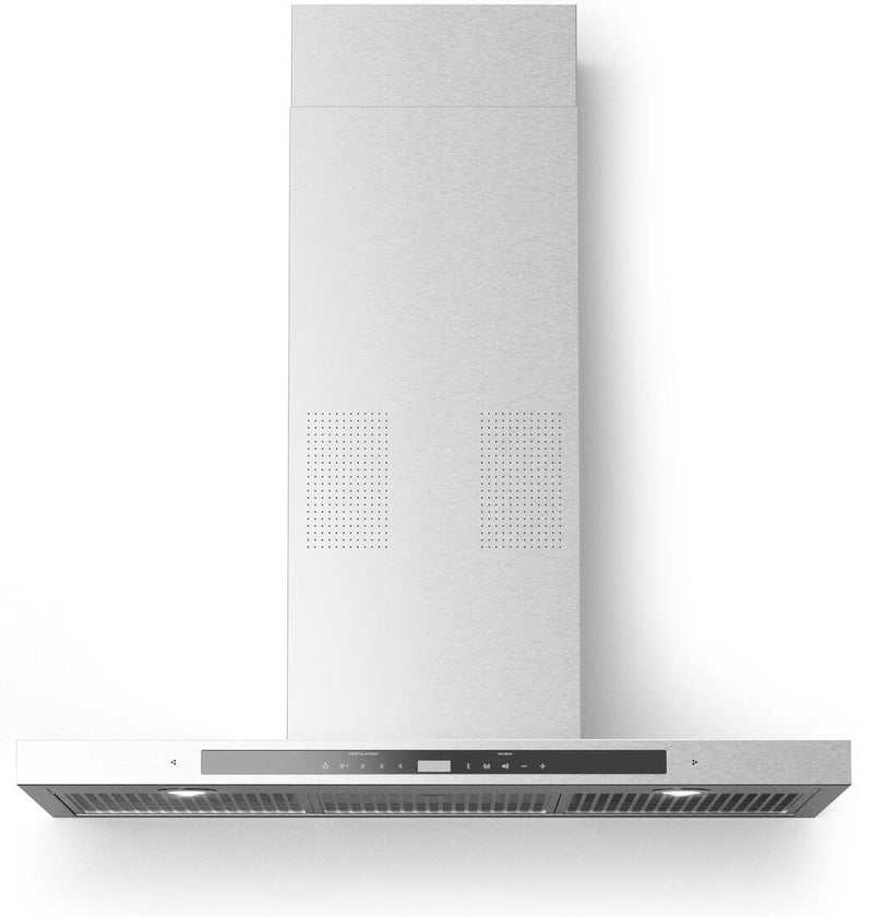 Forte Collegare Series 36" Wall Mount Convertible Range Hood with 600 CFM, Music Player via Bluetooth Digital Integrated Radio, Mesh Filters in Stainless Steel (COLLEGARE36)