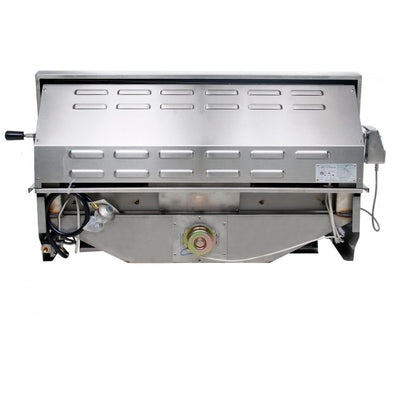 Cal Flame P5 40 Inch 5 Burner Gas Convection Grill with Rotisserie, Griddle BBQ18875CP