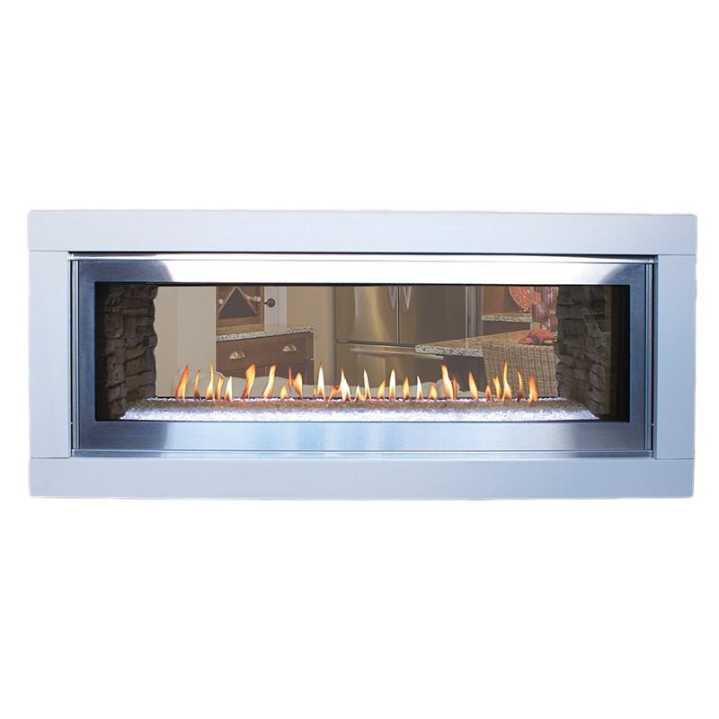 Empire Comfort Systems Boulevard See-Through 48" Direct-Vent Linear Fireplace DVLL48SP90