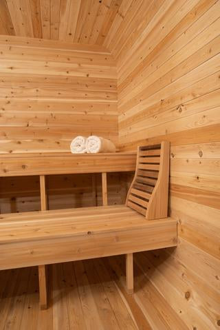 Dundalk Canadian Timber Luna White Cedar Outdoor Sauna CTC22LU