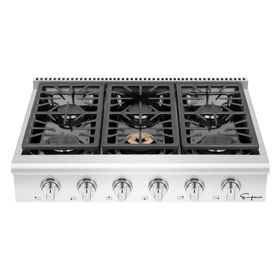 Empava Pro-style 36 In. Slide-in Gas Cooktops 36GC31