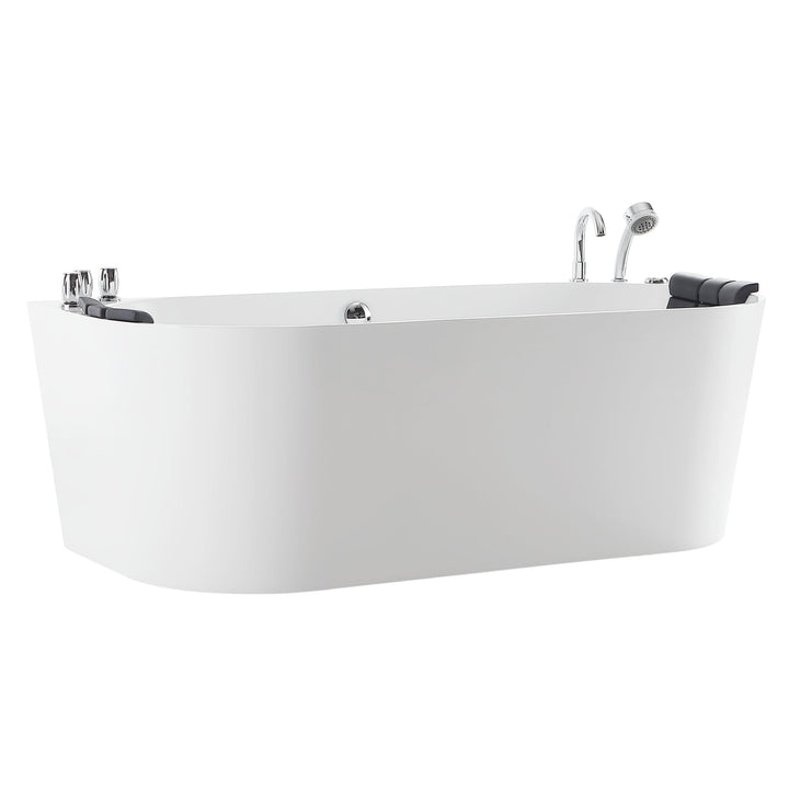 Empava 59 in. Whirlpool Acrylic Alcove Bathtub - EMPV-59AIS06