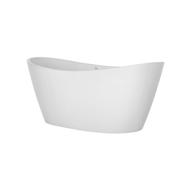 Empava 59 in. Freestanding Soaking Bathtub with Lighted - EMPV-59FT1518LED
