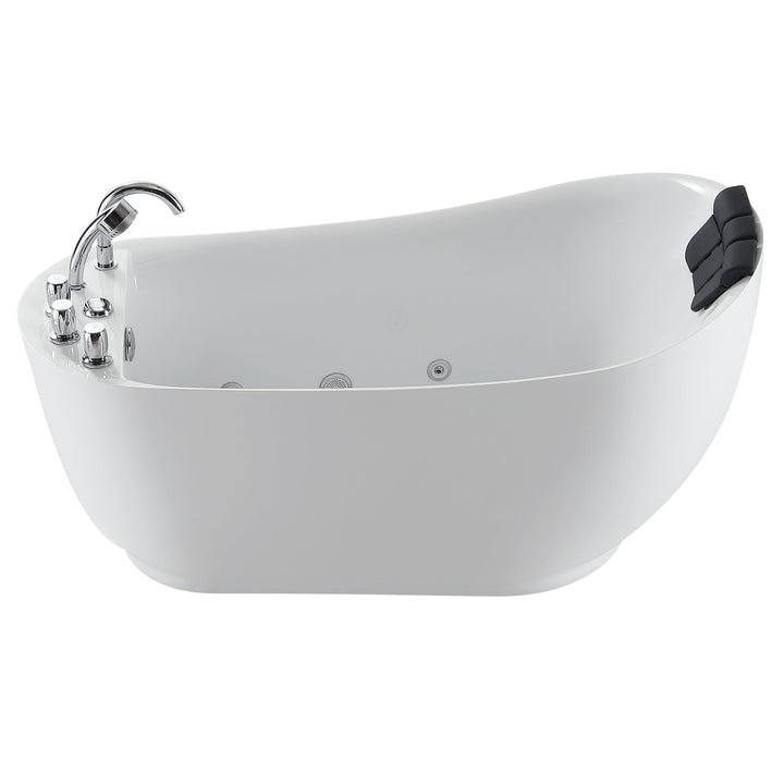 Empava 67 in. Whirlpool Freestanding Acrylic Bathtub - EMPV-67AIS05