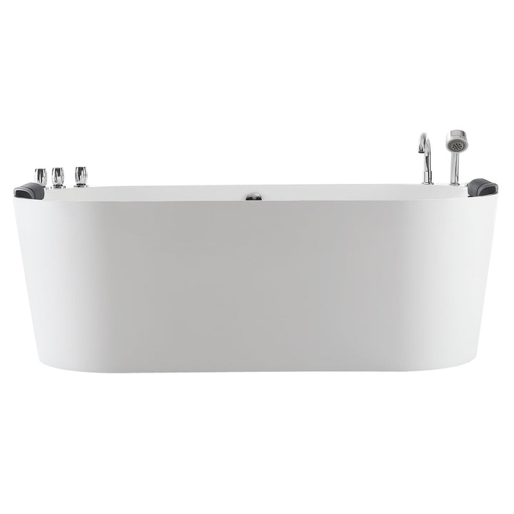 Empava 67 in. Whirlpool Freestanding Acrylic Bathtub - EMPV-67AIS07