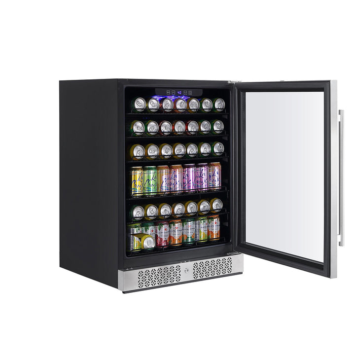 Empava 24 Inch Freestanding & Built-in Beverage Fridge BR02S