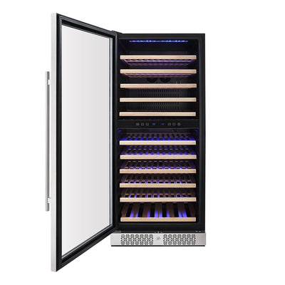 Empava Wine Refrigerator 55" Tall Dual Zone Wine Fridge WC06D