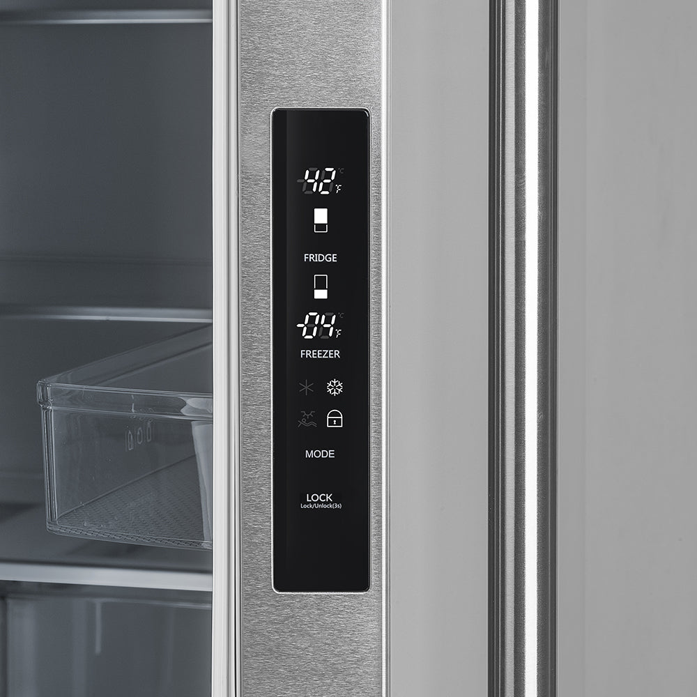 Forno 36 Inch 19.3 cu.ft. French Door Refrigerator in Stainless Steel with Grill (FFRBI1820-40SG)