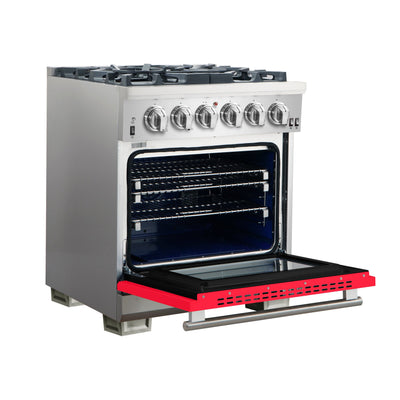 Forno 30 Inch Pro Series Capriasca Gas Burner / Gas Oven in Stainless Steel 5 Italian Burners (FFSGS6260-30)
