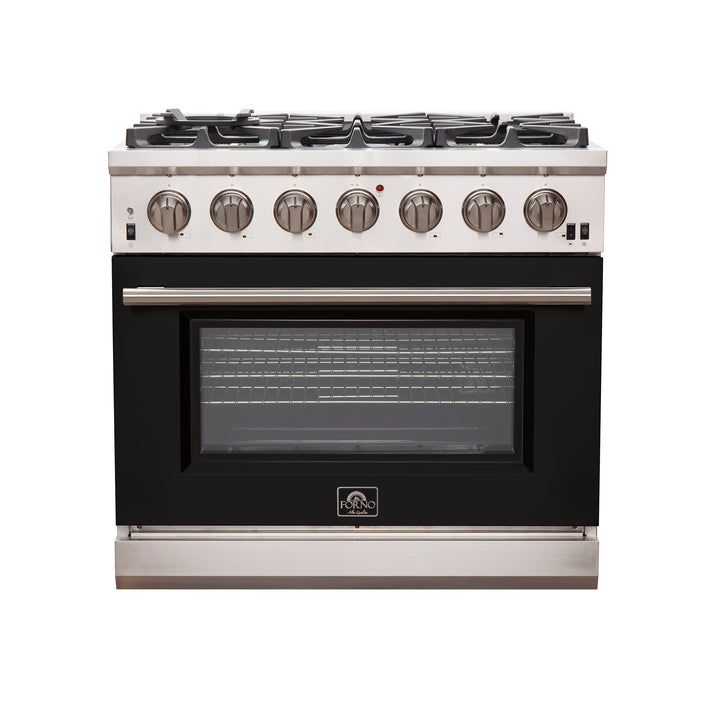 Forno 36 Inch Pro Series Capriasca Gas Burner / Gas Oven in Stainless Steel 6 Italian Burners (FFSGS6260-36)