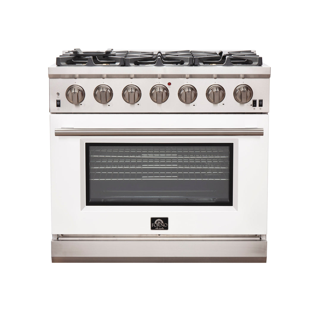 Forno 36 Inch Pro Series Capriasca Gas Burner / Gas Oven in Stainless Steel 6 Italian Burners (FFSGS6260-36)