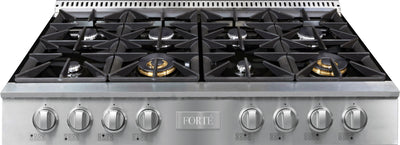 Forte 48" Rangetop with 8 Sealed Burners in Stainless Steel (FGRT488)