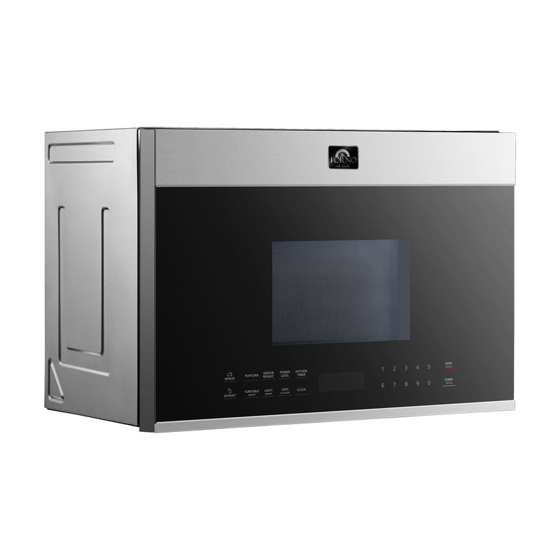 Forno Capriolo 24 Inch Over-the-Range Microwave Oven with 1.3 Cu. Ft. in Stainless Steel (FOTR3079-24)