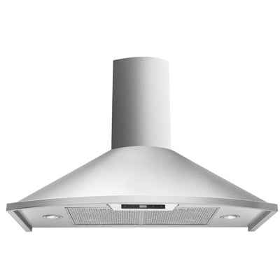 Forno 30 Inch Campobasso Wall Mount Range Hood in Stainless Steel with 450 CFM Motor (FRHWM5010-30)