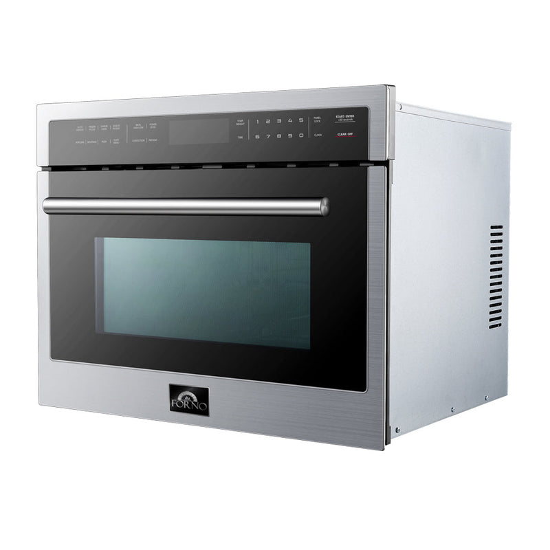 Forno 24 inch Microwave Oven In Stainless Steel, 1.6 cu.ft., FMWDR3000-24