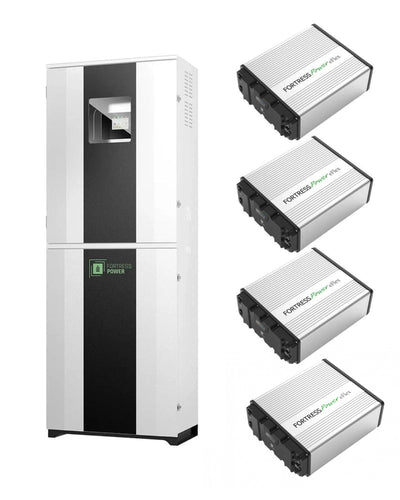 Fortress Power FlexTower with Envy True 12 Inverter - 4 eFlex Units: Reliable and Efficient Power Solution for Your Home